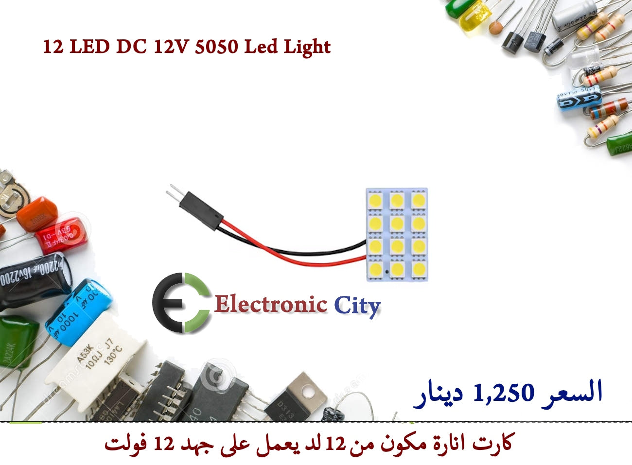 12 LED DC 12V 5050 Led Light #P12 FADA0012-003