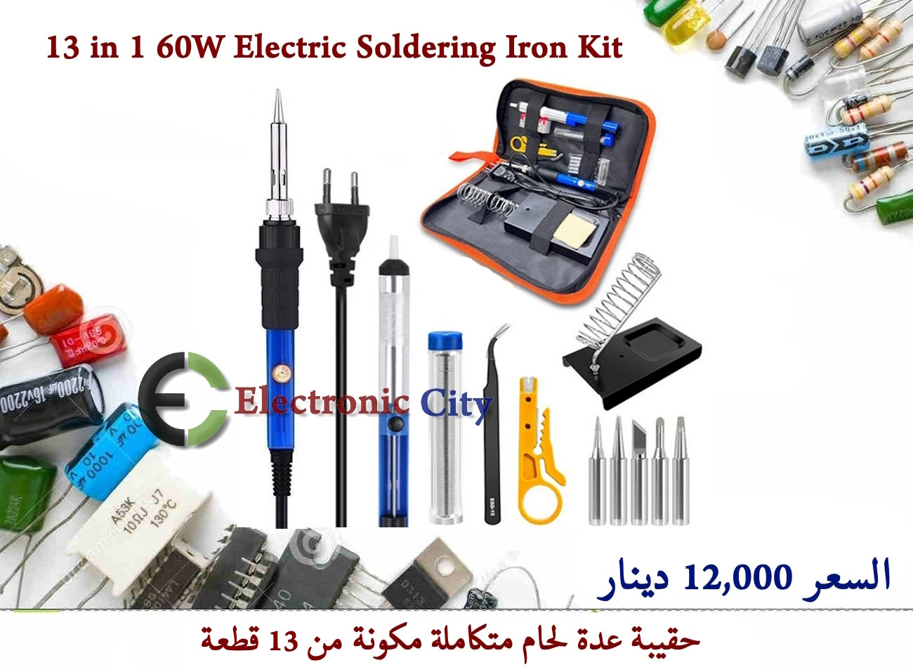 13 in 1 60W Electric Soldering Iron Kit GCFP0001-003