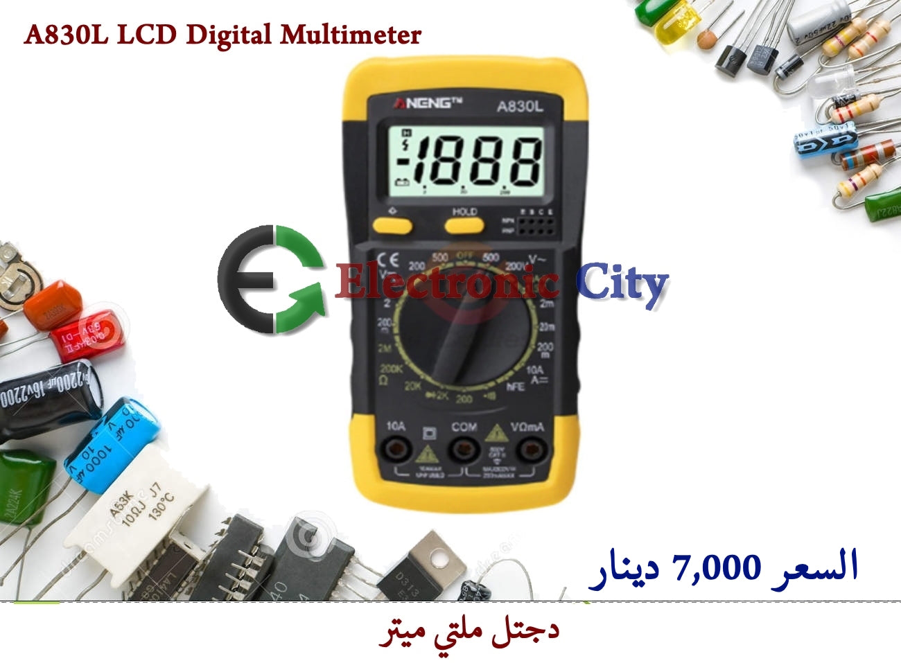 A830L LCD Digital Multimeter #BB. XN0001-23