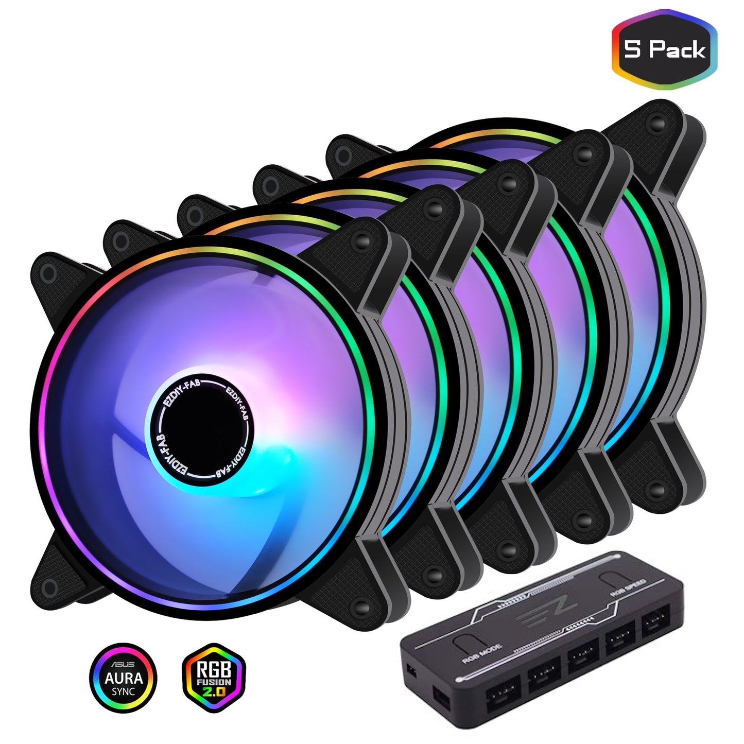 EZDIY-FAB 120mm ARGB Case Fan