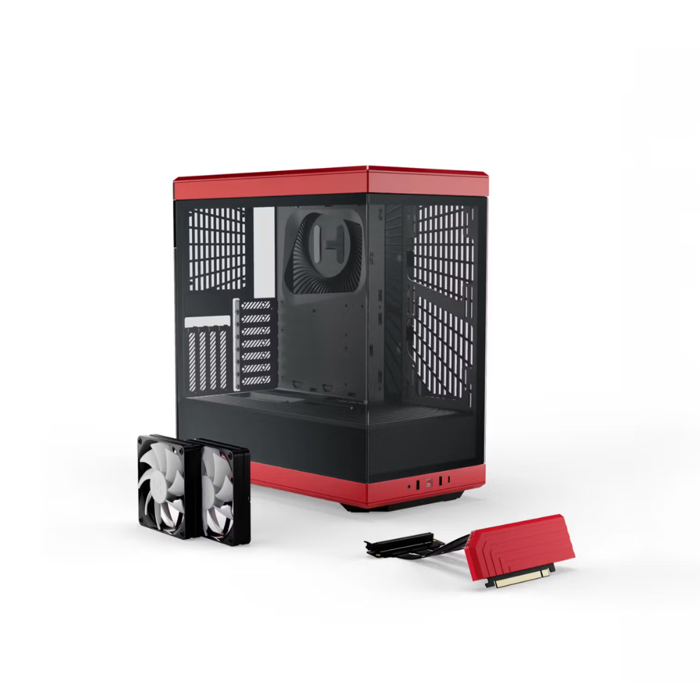 HYTE Y40 ATX MID TOWER CASE – RED