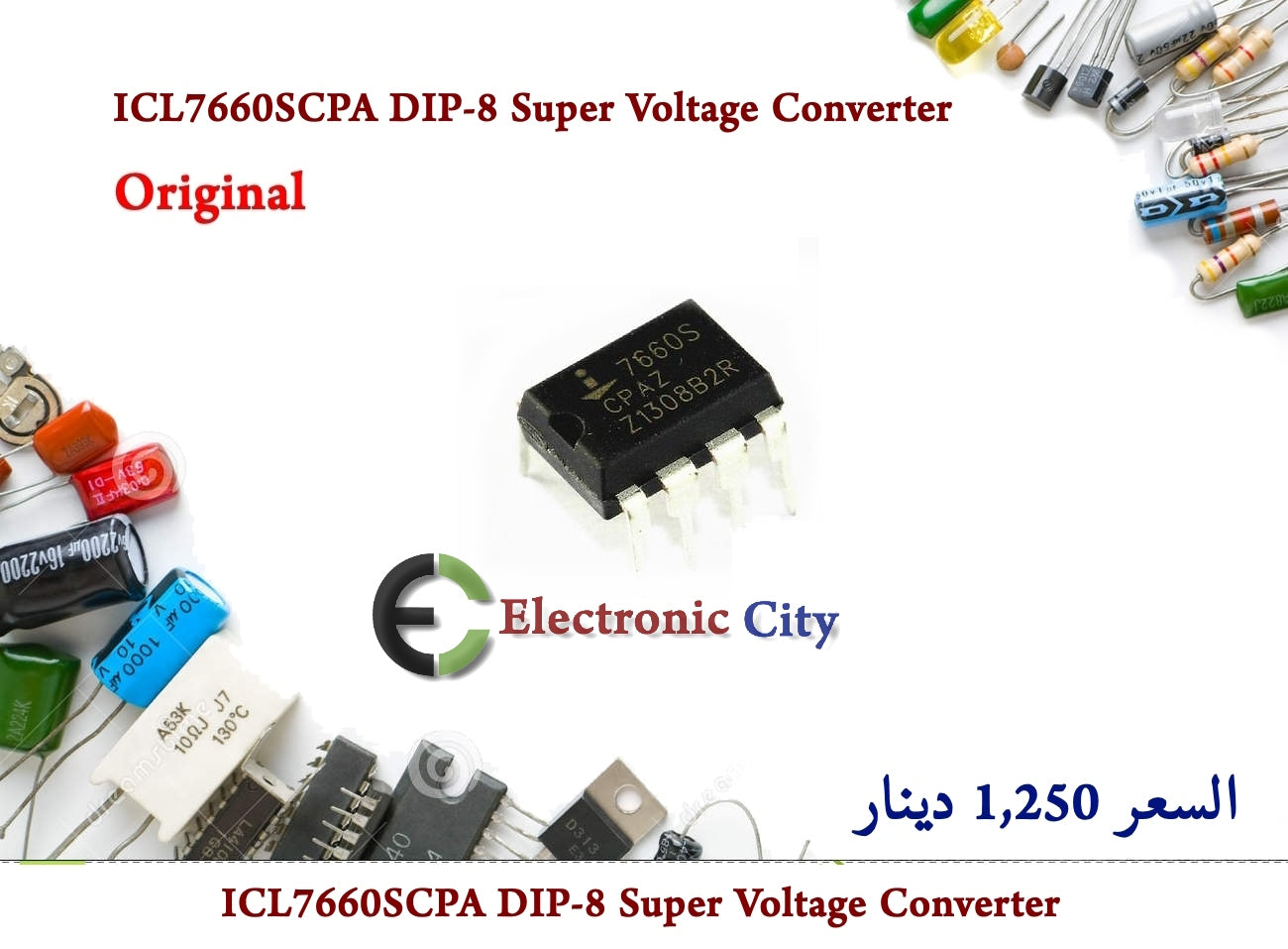 ICL7660SCPA DIP-8 Super Voltage Converter