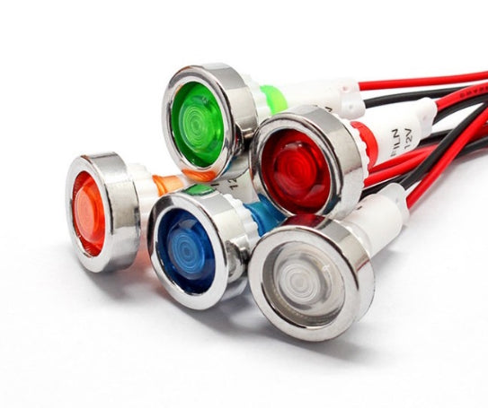 10MM Blue 220V LED Panel Indicator Lights