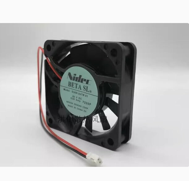 Nidec 6015 D06R-24TM 01 DC24V 0.08A 60 15mm inverter fan (Used)
