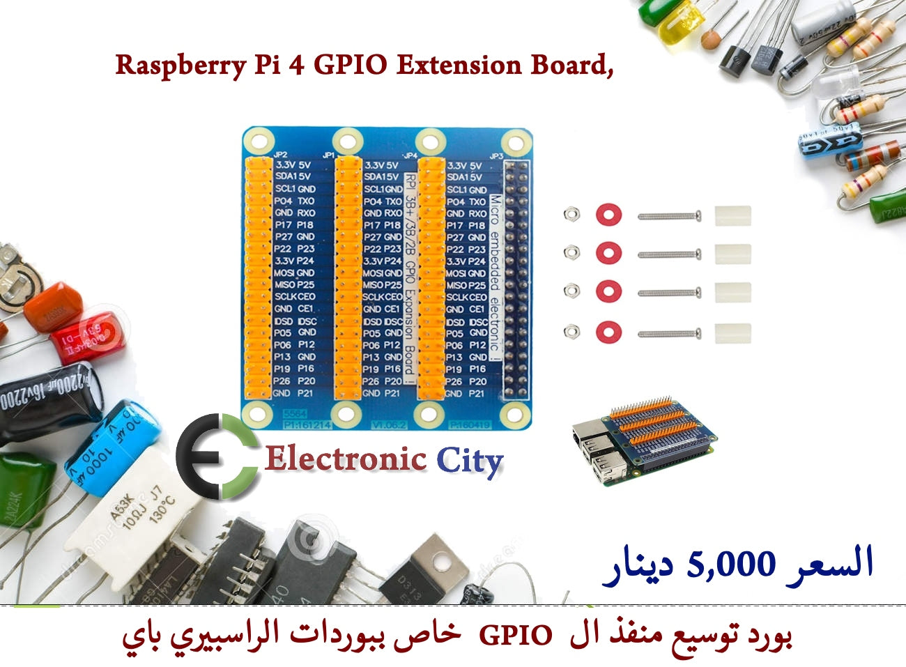 Raspberry Pi 4 GPIO Extension Board #3 012609