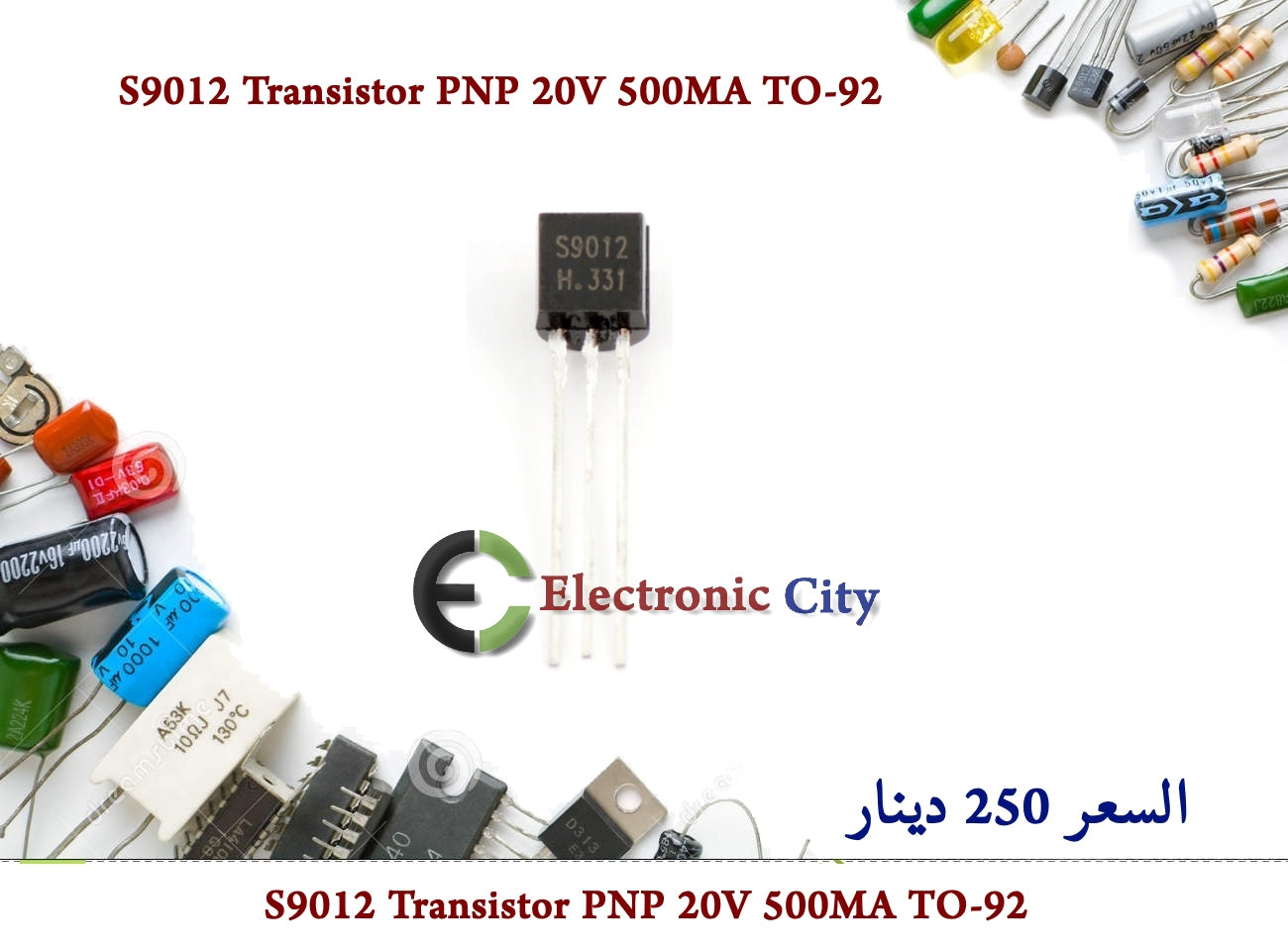S9012 Transistor PNP 20V 500MA TO-92