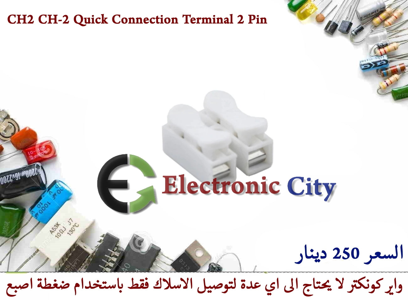 CH2 CH-2 Quick Connection Terminal 2 Pin X5206710