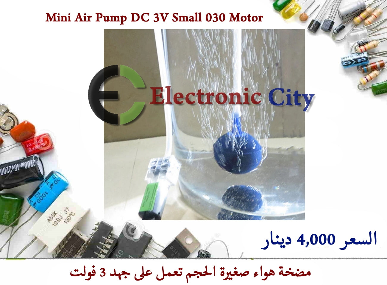 Mini Air Pump DC 3V Small 030 Motor #T7