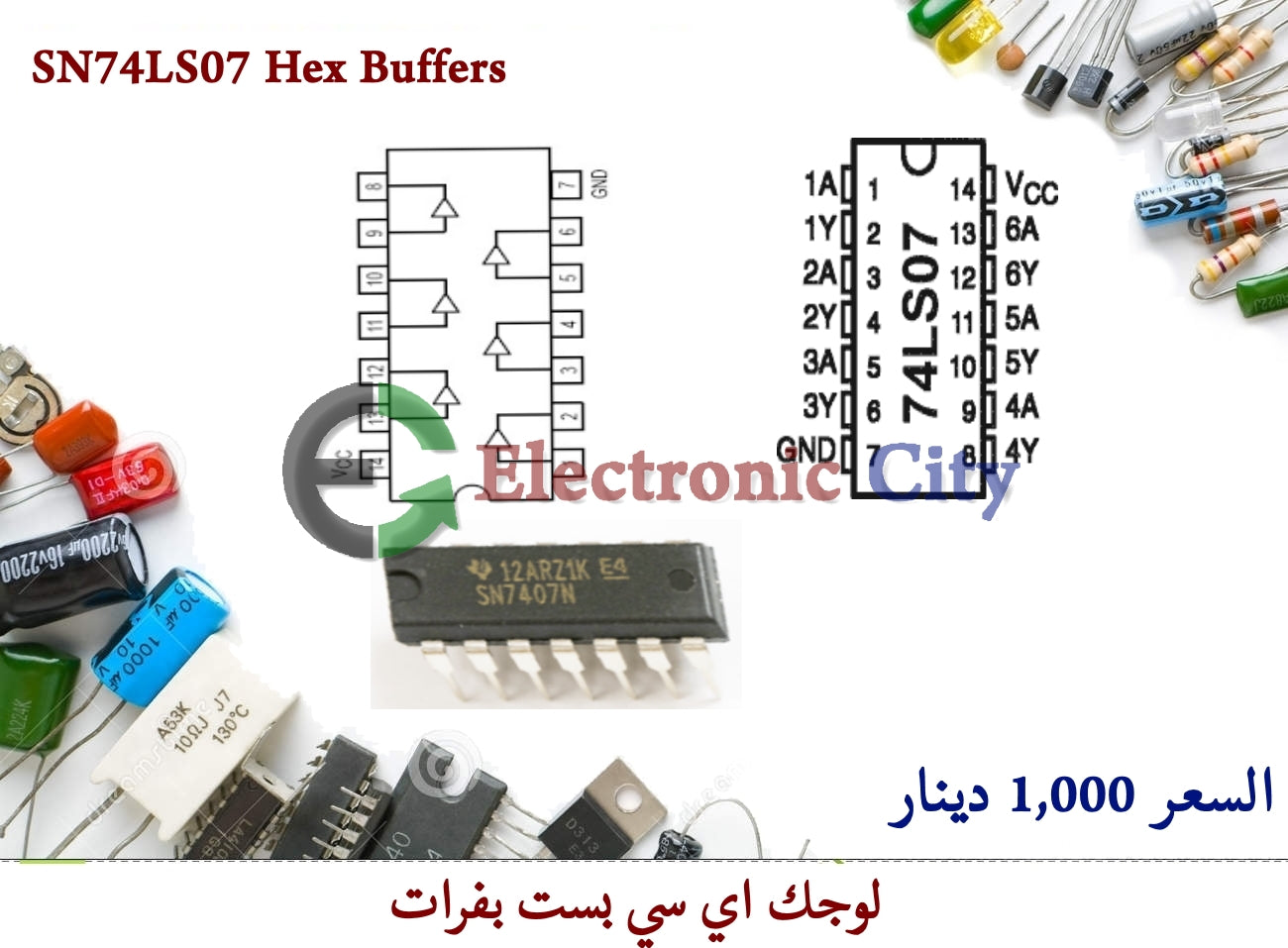 SN74LS07 Hex Buffers