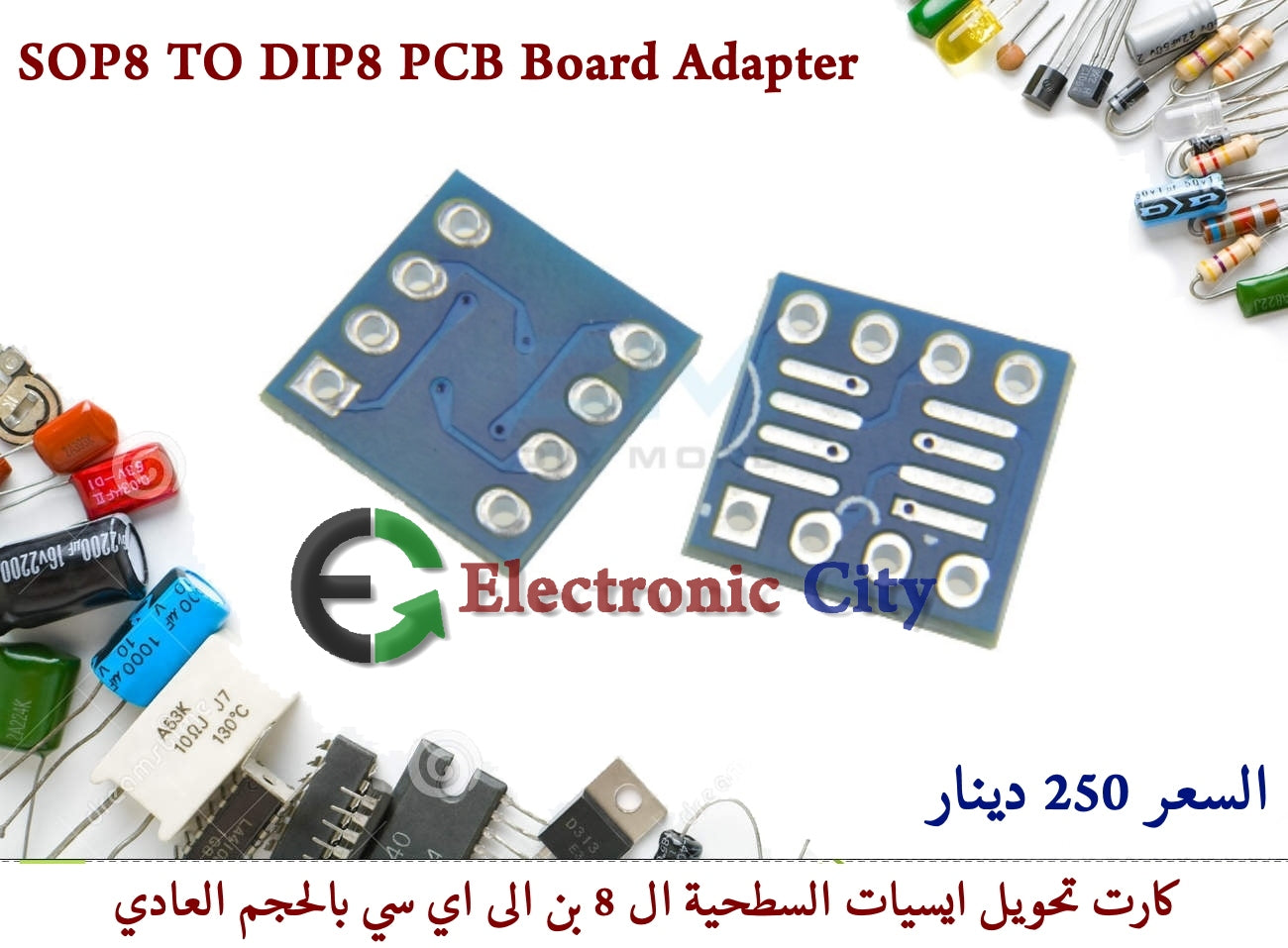 SOP8 TO DIP8 PCB Board Adapter #Q8