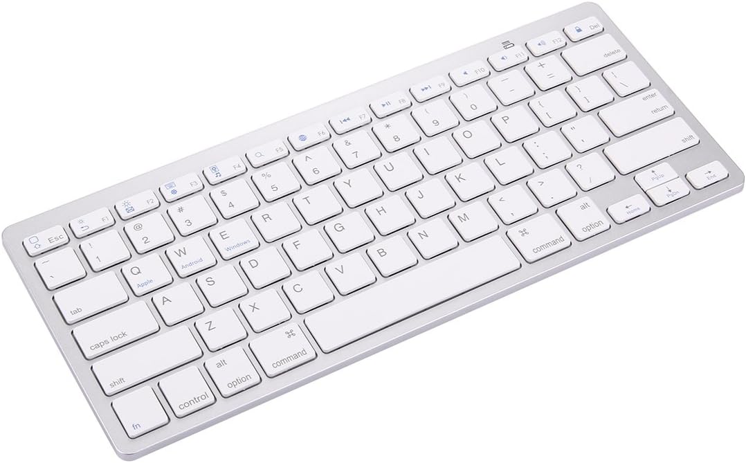 Bluetooth Englsih Keyboard for iPad IOS Android Tablet Phone Computer Slim 78Key Wireless Keyboard