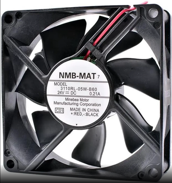 3110RL-05W-B60 80X80X25MM 8025 24V 0.21A inverter fan printer cooling fan (Used)