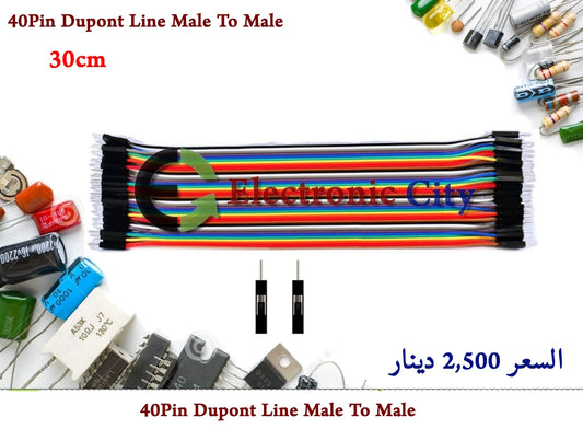 40Pin Dupont Line Male To Male 30cm #Q7