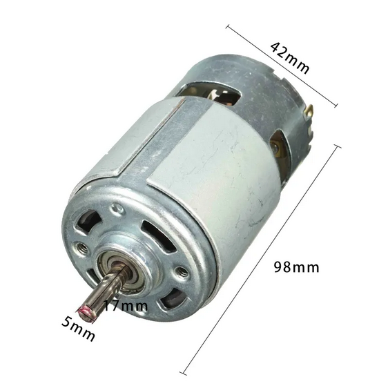 775 DC Motor DC 12V 12,000 RPM High Speed Large Torque Noise 011294-01