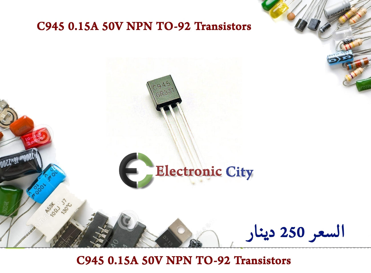 C945 0.15A 50V NPN TO-92 Transistors