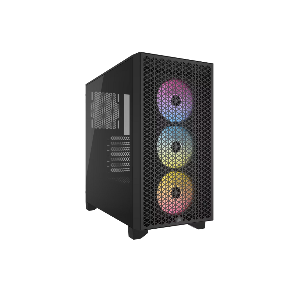 CORSAIR CASE 3000D AIRFLOW TEMPERED GLASS MT RGB BLACK