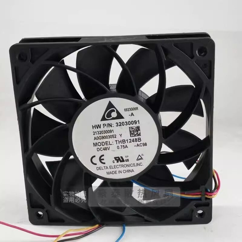 Delta THB1248B DC48V 0.75A 12025 12CM 4-Wire PWM Cooling Fan 55869