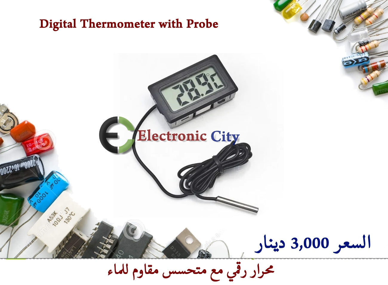Digital Thermometer with Probe X-LM0075A