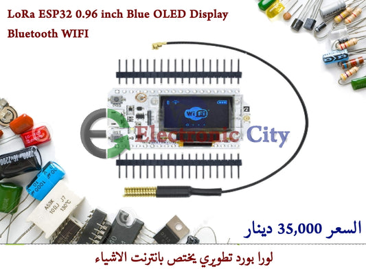 LoRa ESP32 0.96 inch Blue OLED Display Bluetooth WIFI  433-510mhz   #S5 GXFB0418-001