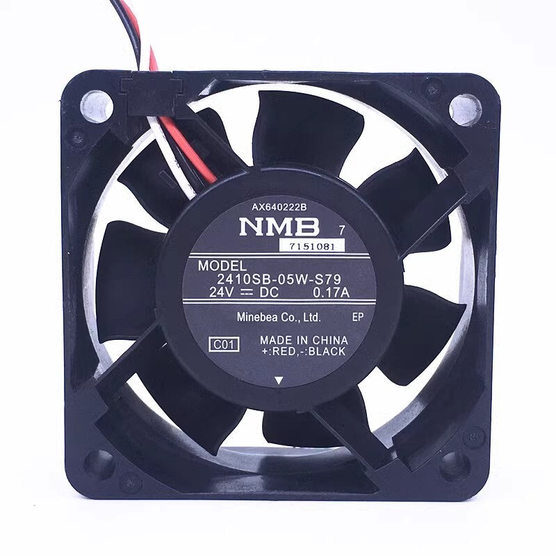 NMB-MAT 2410SB-05W-S79 24V 0.17A 6cm 6025 3-Wire Cooling Fan (Used)