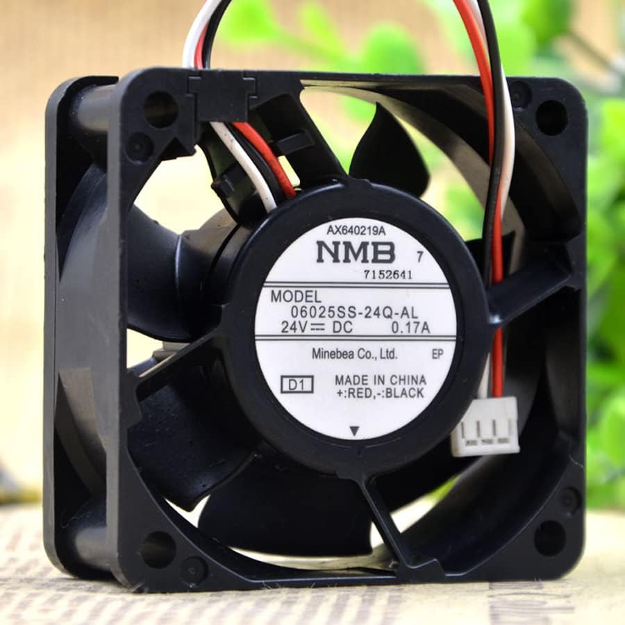 NMB 06025SS-24Q-AL 24V 0.17A 6025 3-Wire Alarm Cooling Fan (Used)