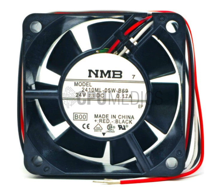 NMB 2410ML-05W-B69 - 60x60x25mm DC24V 0.17A 3-Wire Connector Cooling Fan