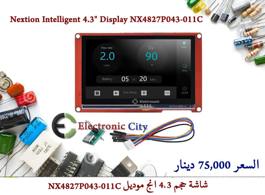Nextion Intelligent 4.3 inch Display NX4827P043-011C