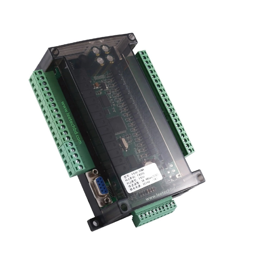 PLC Industrial Control Board Simple Programmable Controller Type FX3U-30MR Supports RS232 / RS485 Communication