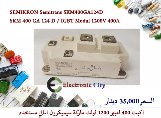 SEMIKRON Semitrans SKM400GA124D  SKM 400 GA 124 D IGBT Modul 1200V 400A