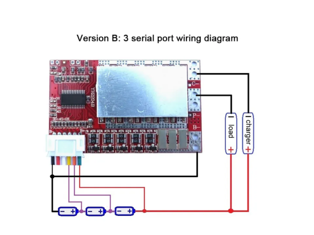 3S 50A 18650 Lithium Battery Protection Board 3.7V With Balance Function #F9 GXHA0159-001