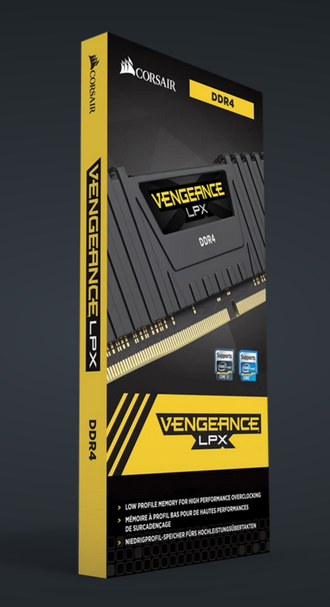VENGEANCE® LPX 16GB (1 x 16GB) DDR4 DRAM 2400MHz C16 Memory Kit - Black