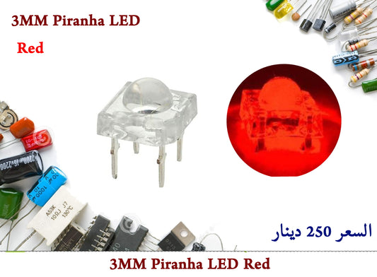 3MM Piranha LED Red