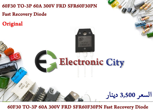 60F30 TO-3P 60A 300V FRD SFR60F30PN Fast Recovery Diode