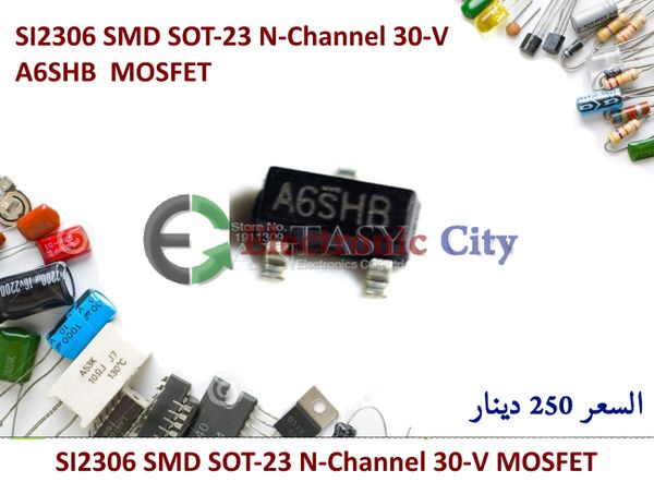 A6SHB SI2306 SMD SOT-23 N-Channel 30-V MOSFET