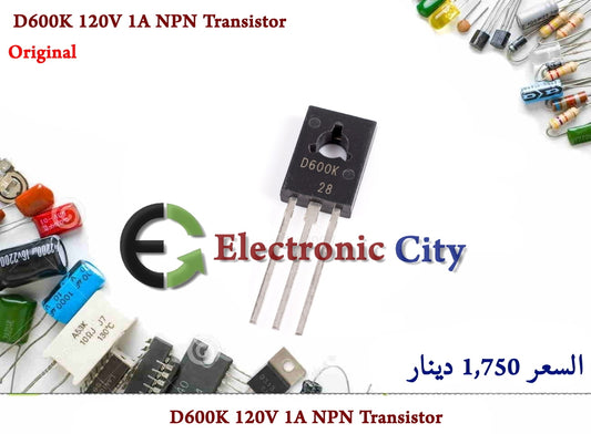 D600K 120V 1A NPN Transistor