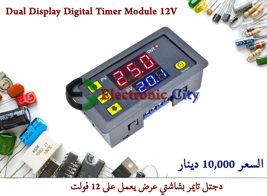 Dual Display Digital Timer Module 12V  #M3 011863