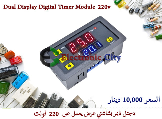 Dual Display Digital Timer Module 220V #M3 100042