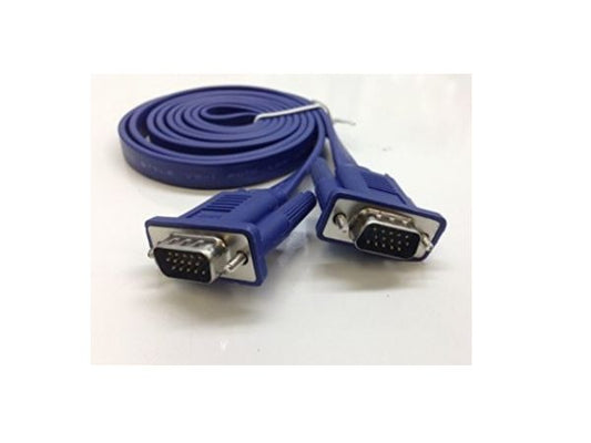 Havit 1.5M Flat Copper Blue Male to Male High Quality VGA Cable 11261