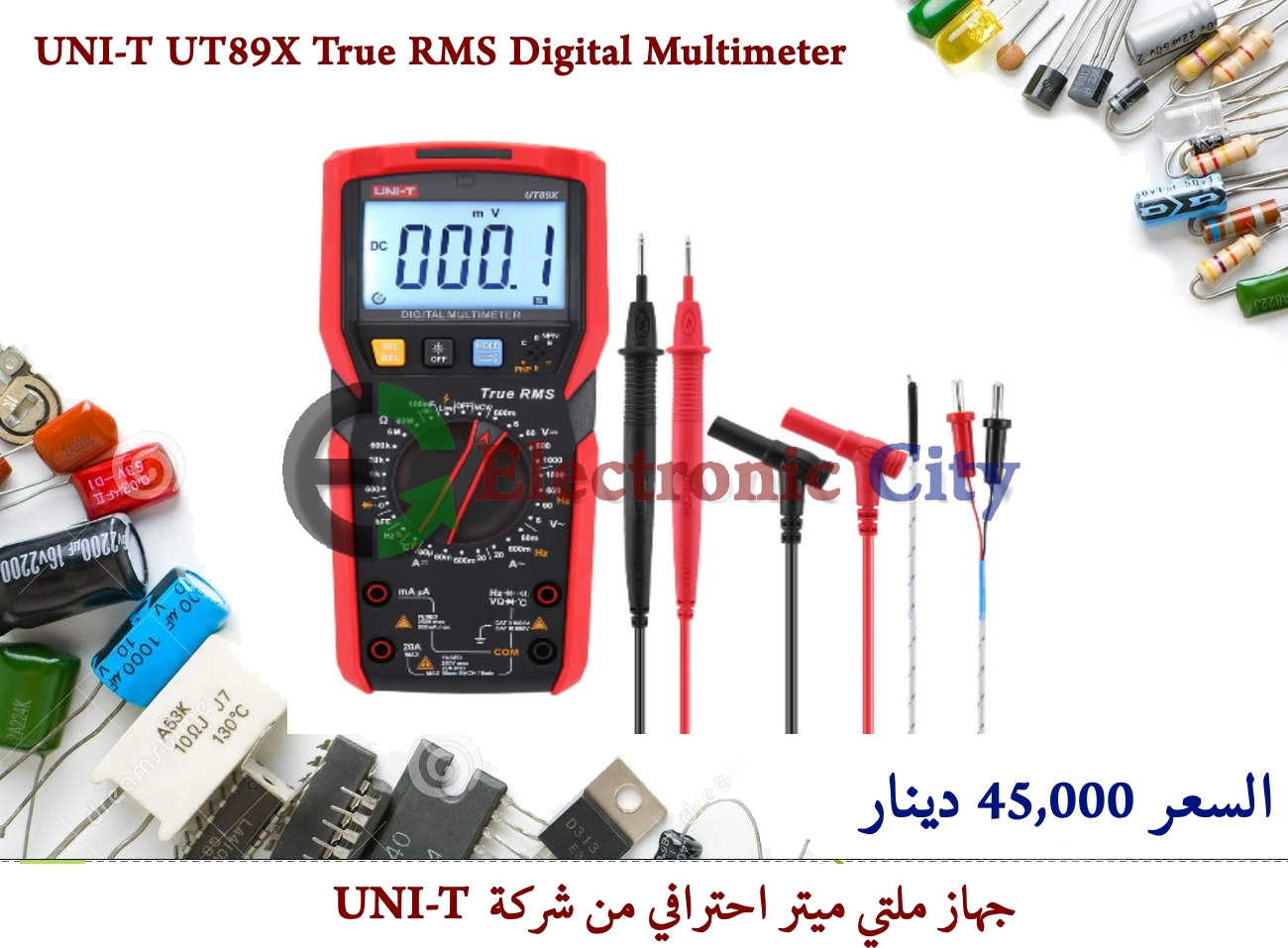 UNI-T UT89X True RMS Digital Multimeter #AA   X-JL0167A